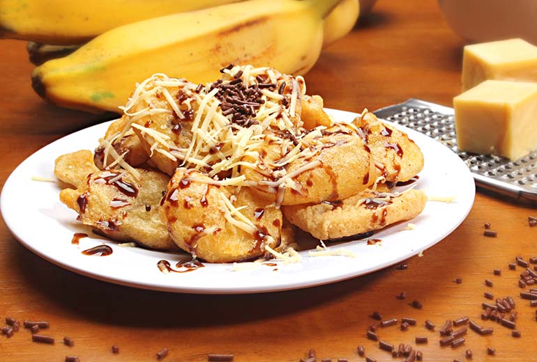 Pisang Goreng Coklat Keju
